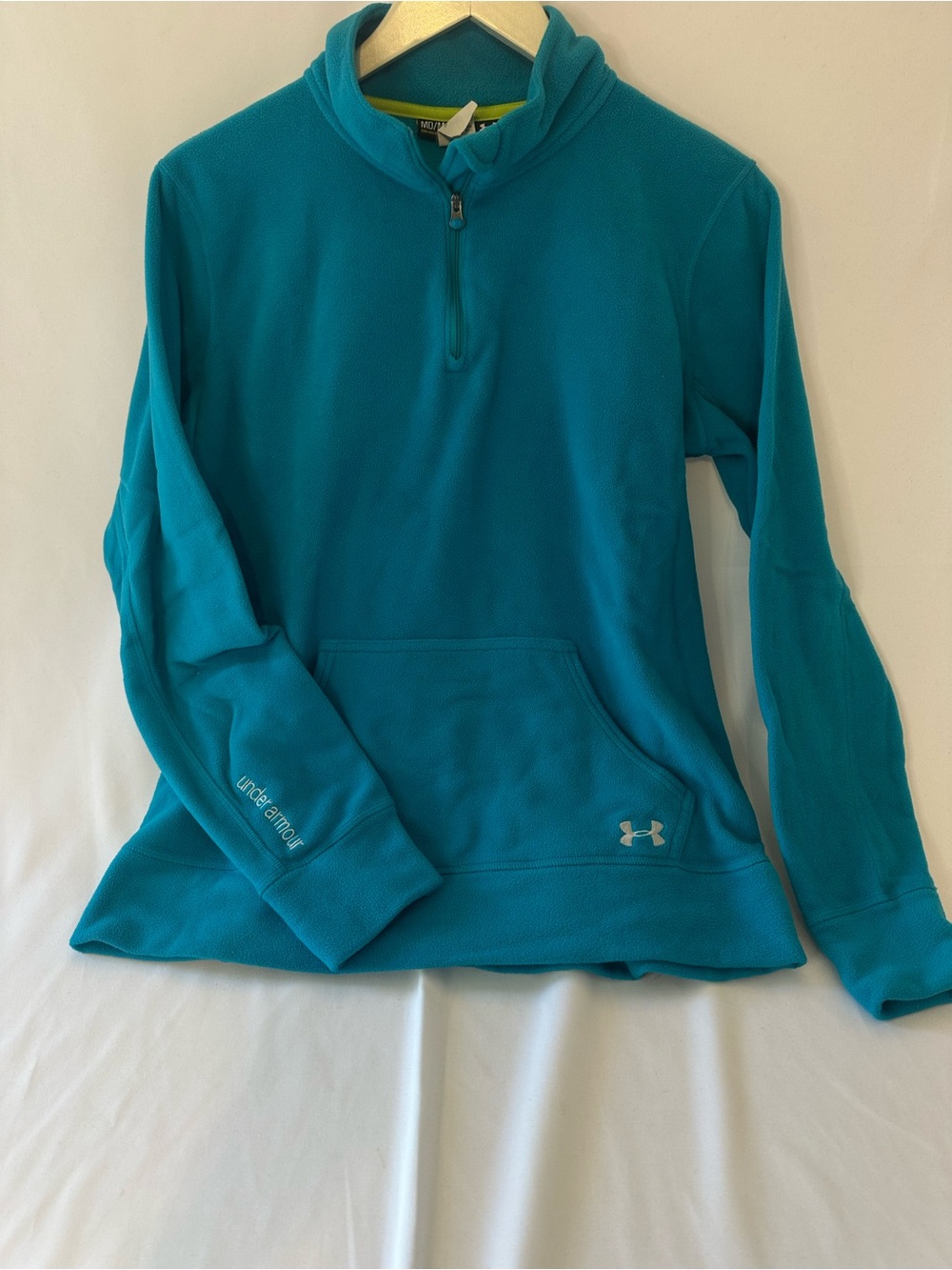 Under Armour Women's Teal Half-Zip Fleece Pullover